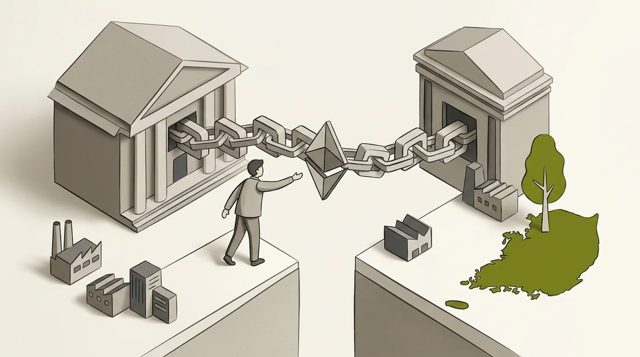 미국이 주식 토큰에 문을 열었다, 그래서 한국 비상장 회사는? — AI로 만든 그림