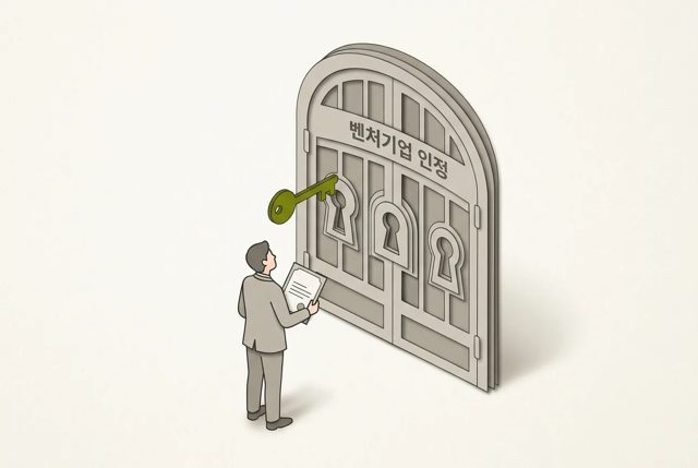벤처의 꿈, 누구에게 열리나? — AI로 만든 그림
