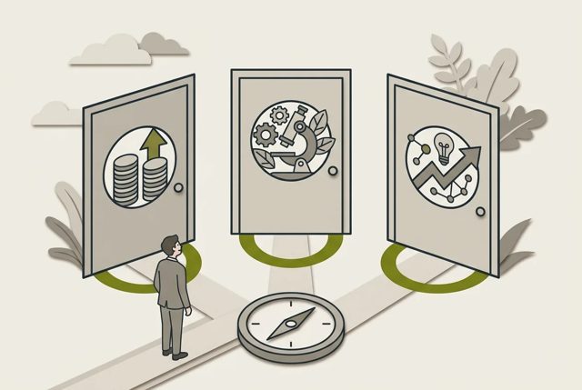 투자·R&D·혁신, 우리 회사는 어떤 유형일까? — AI로 만든 그림