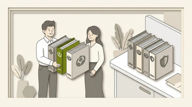 직원 뽑으면 4대보험, 꼭 해야 하나? — AI로 만든 그림
